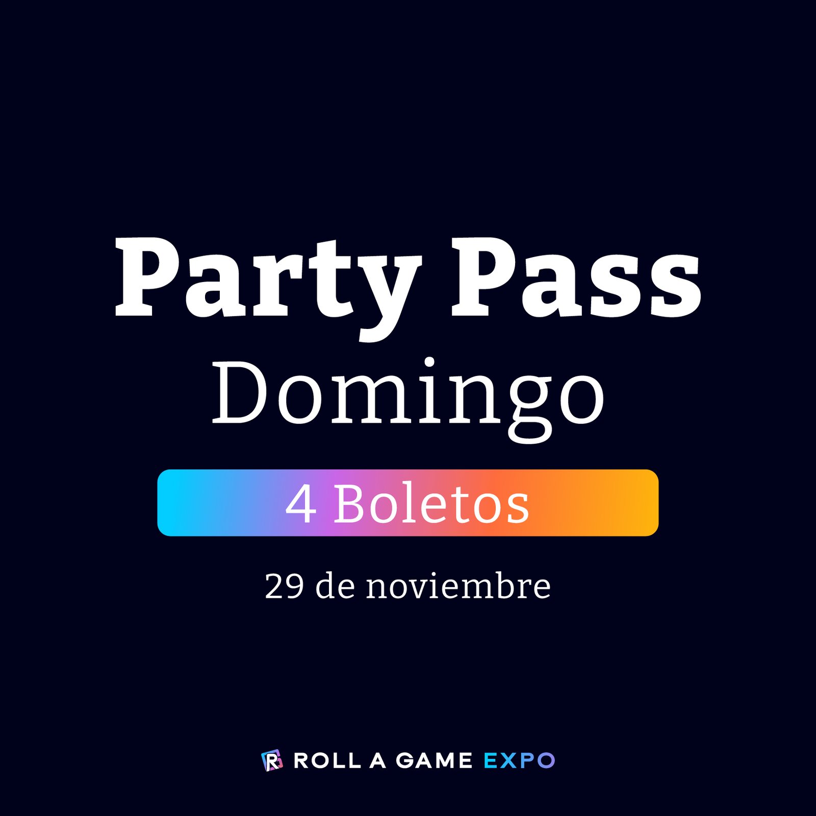 Party Pass Domingo